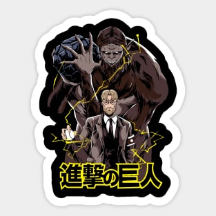 Attack on Titan Zeke's Beast Titan Form Sticker